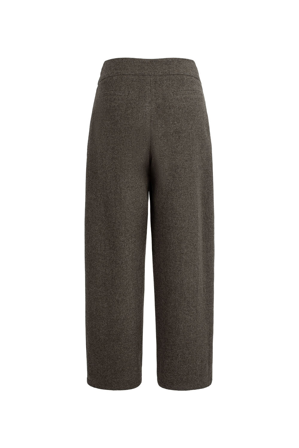 MARYLING Oakwood Green Sculpted High-Waisted Tailored Trousers