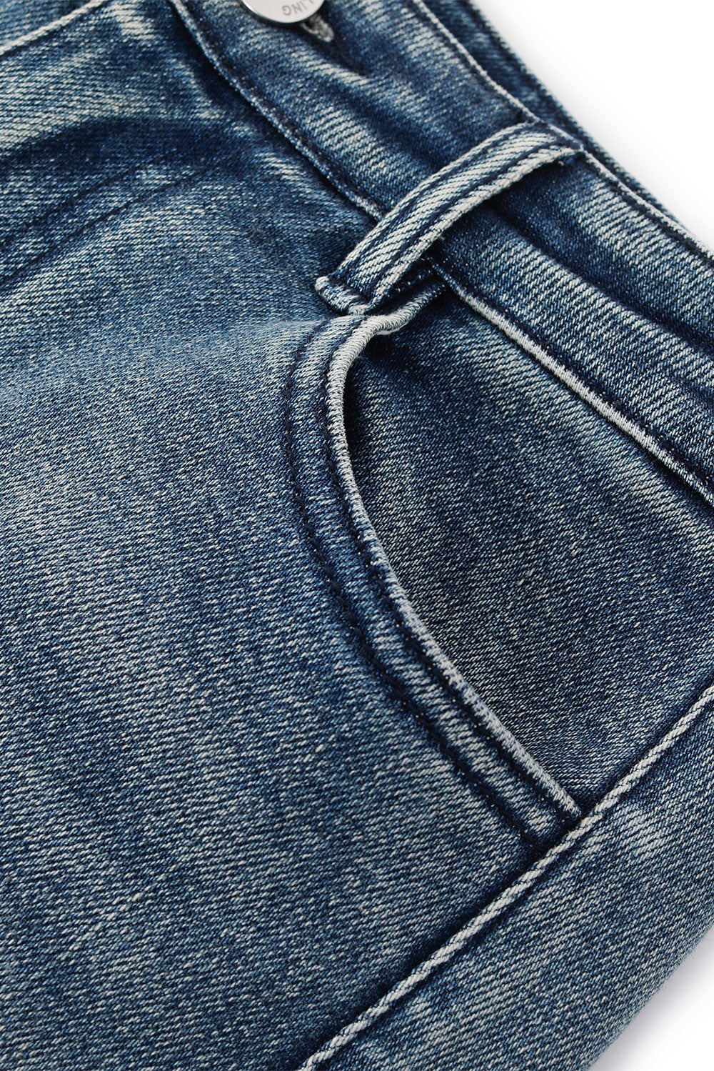 MARYLING Denim Blue Relaxed-Fit Jeans