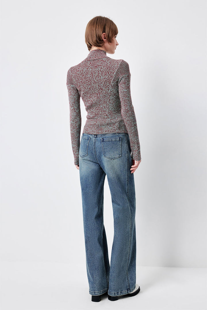 MARYLING Denim Blue Relaxed-Fit Jeans