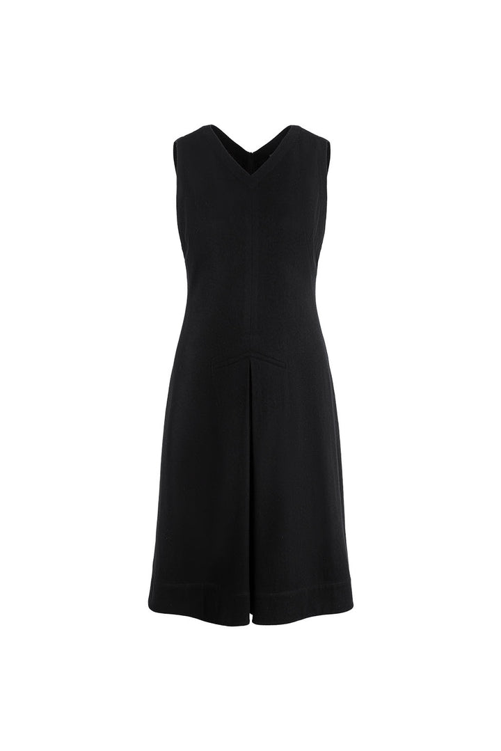 MARYLING Noir Sculpted Waist Elegant Midi Dresses