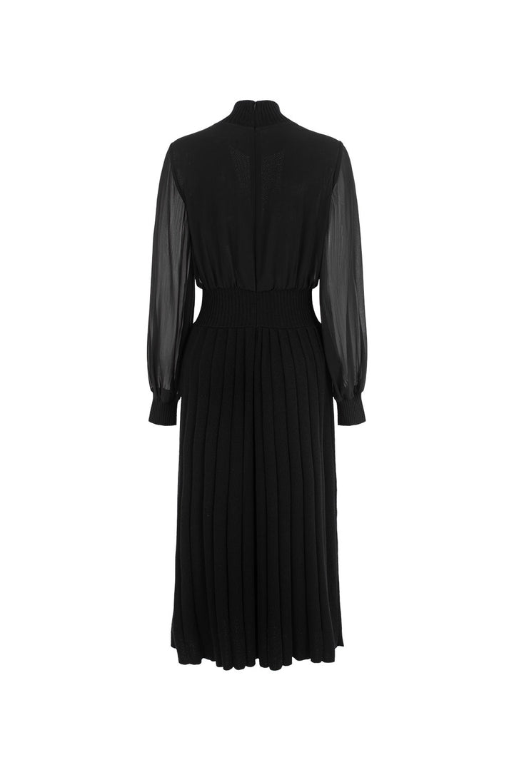 MARYLING Violet Amethyst Sculpted Long-Sleeve Column Dresses