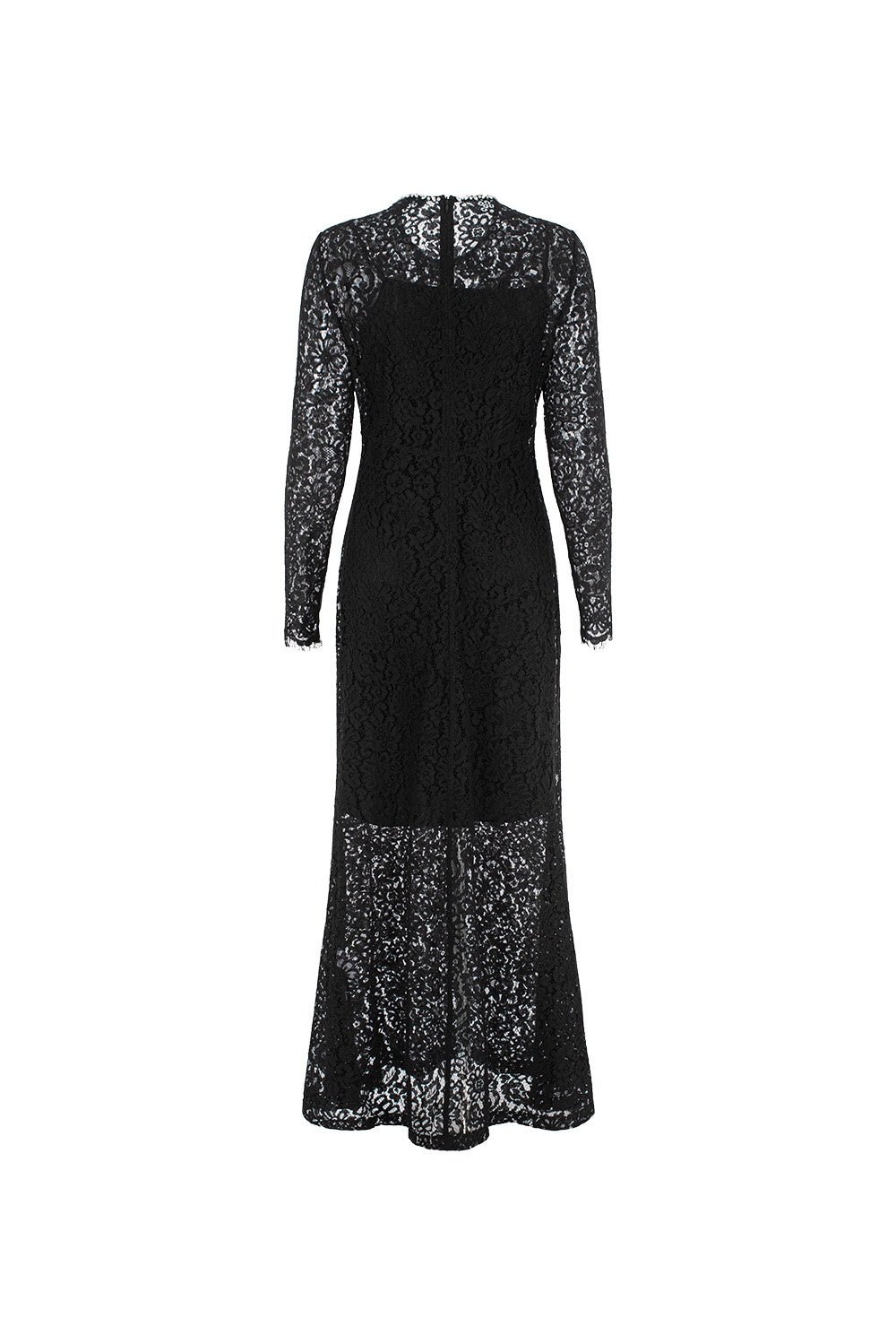 MARYLING Enchanted Evening Lace Long-Sleeve Elegant Gown Dresses
