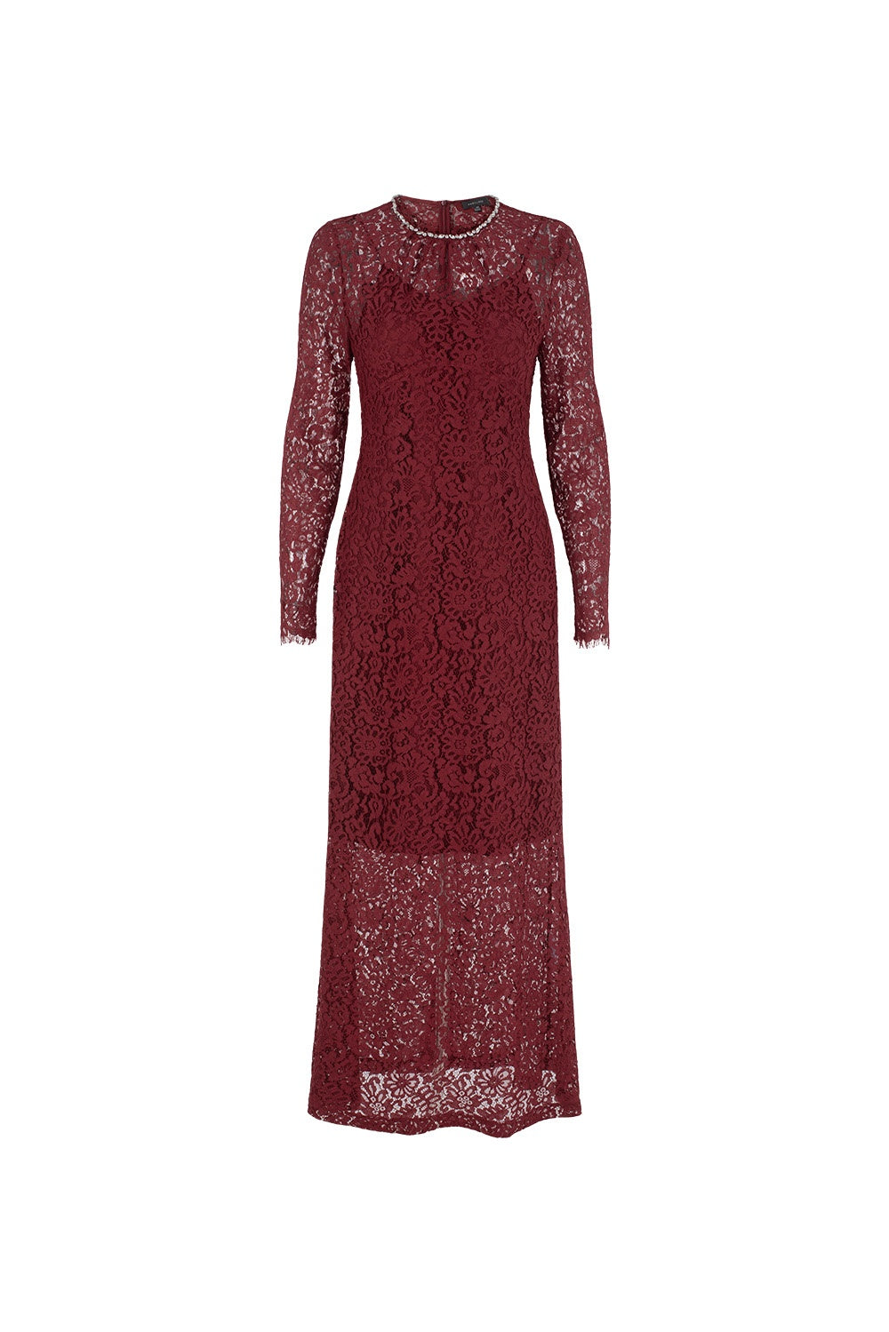 MARYLING Enchanted Evening Lace Long-Sleeve Elegant Gown Dresses
