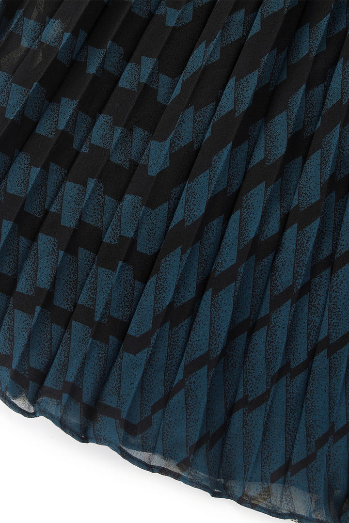 MARYLING Geometric Fusion A-Line Skirts