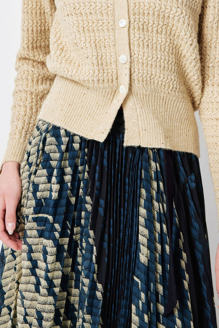 MARYLING Geometric Fusion A-Line Skirts