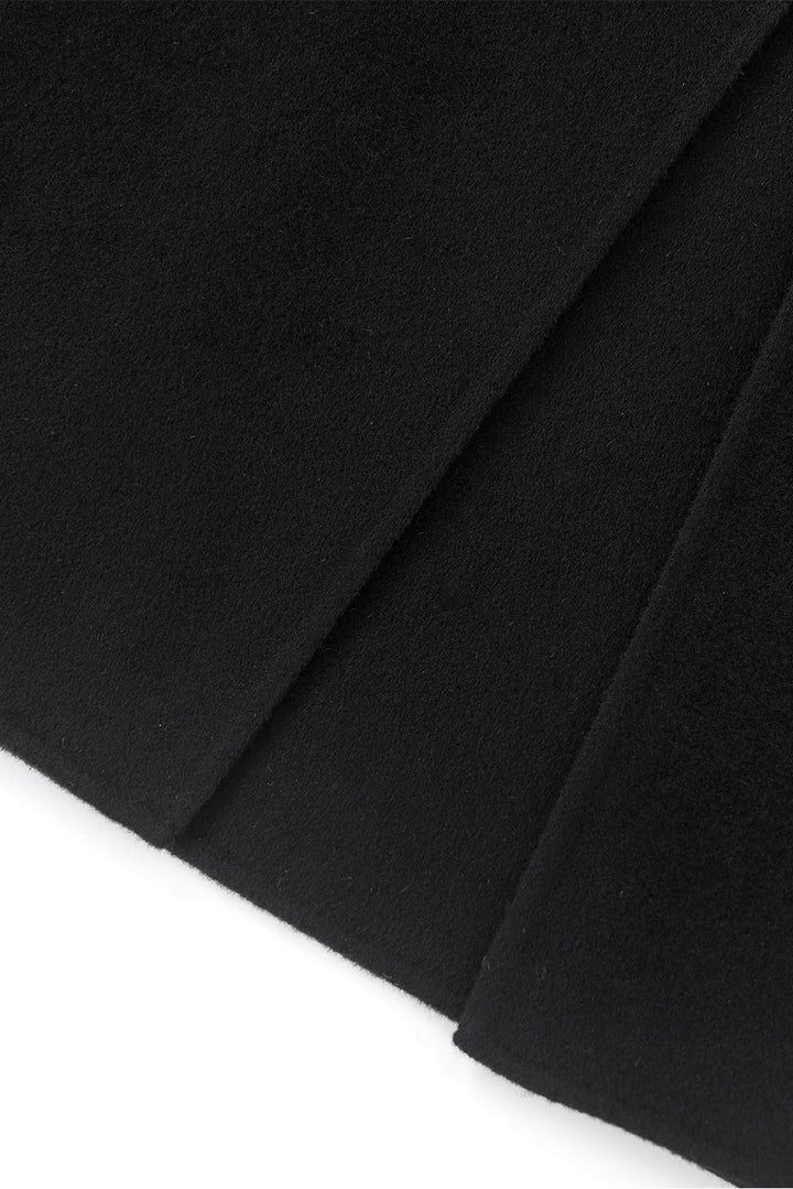 MARYLING Midnight Noir Sculpted High-Waisted Tailored Pencil Midi Skirts