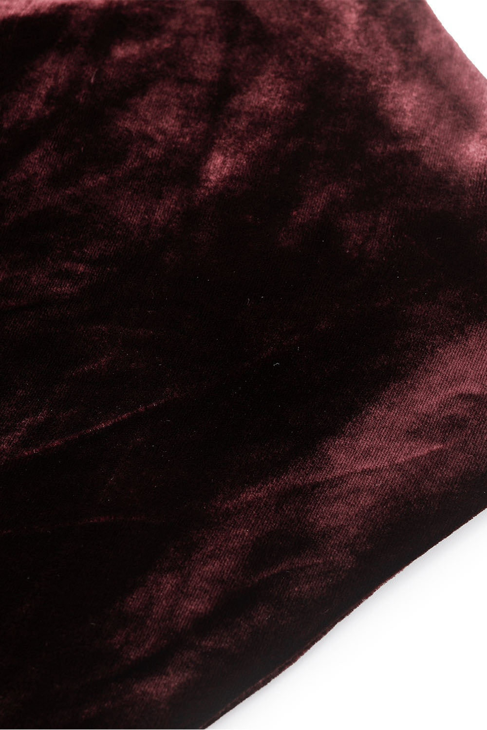 MARYLING Burgundy Whisper Softly Draped Waist-Defined A-Line Midi Skirts