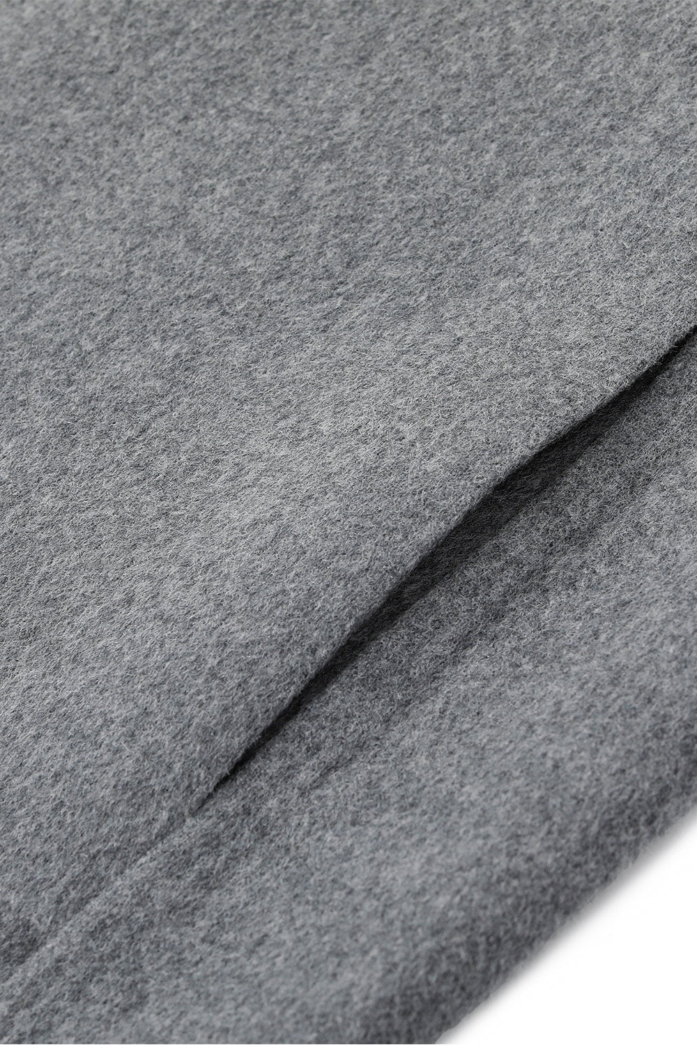 MARYLING Timeless Ash Grey Sculpted Longline Coats
