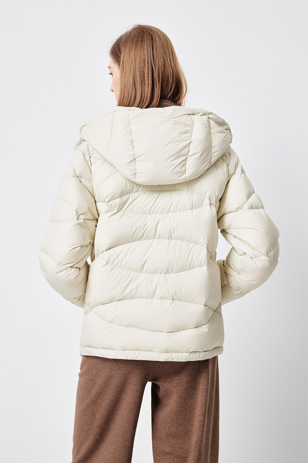 MARYLING Timeless Hooded Quilted Lightweight Down Puffer Jackets