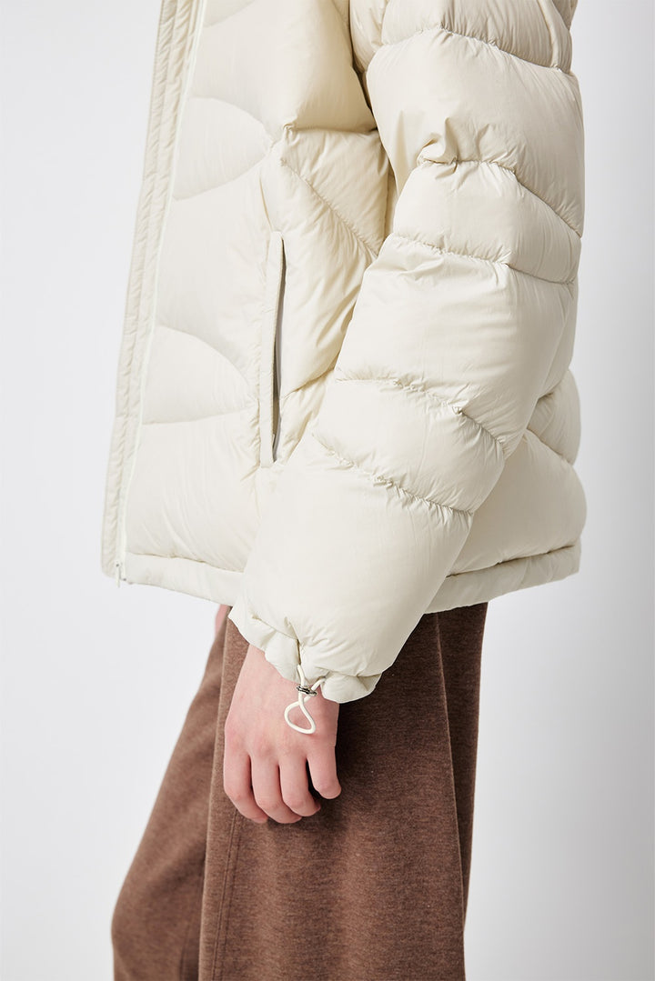 MARYLING Timeless Hooded Quilted Lightweight Down Puffer Jackets