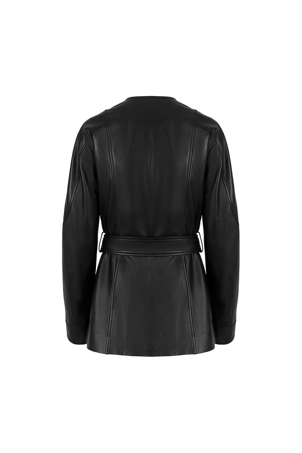 MARYLING Classic Black Leather Biker Jackets