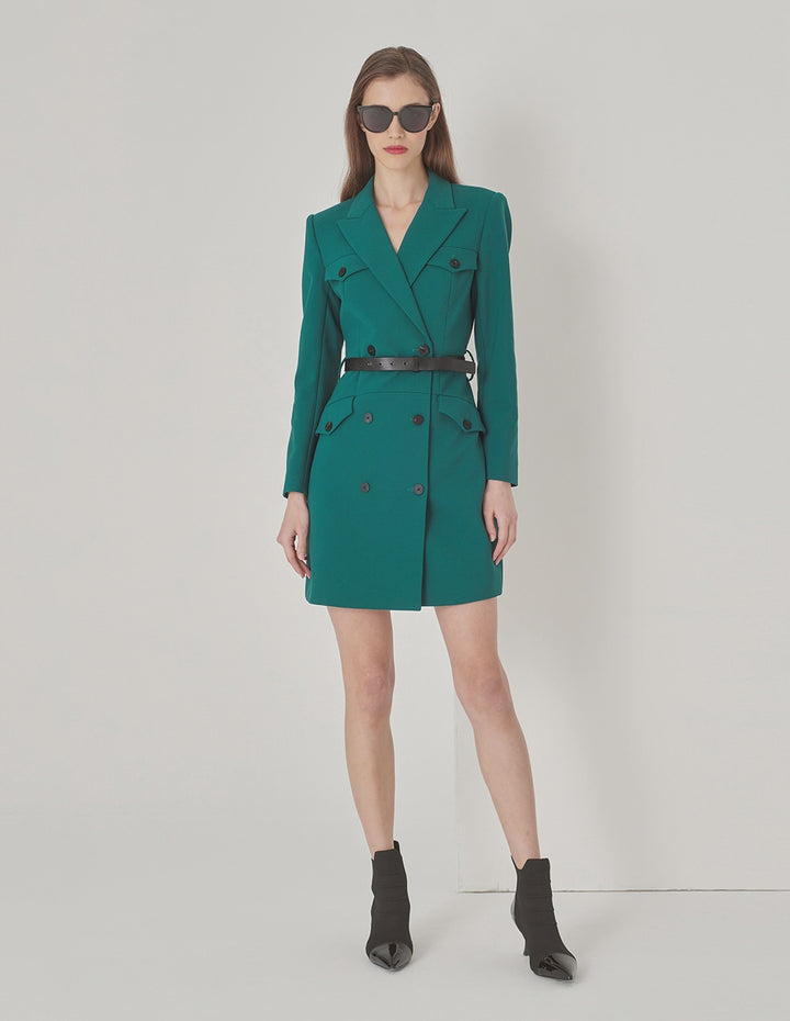 MARYLING Straight Double-Breasted Blazer