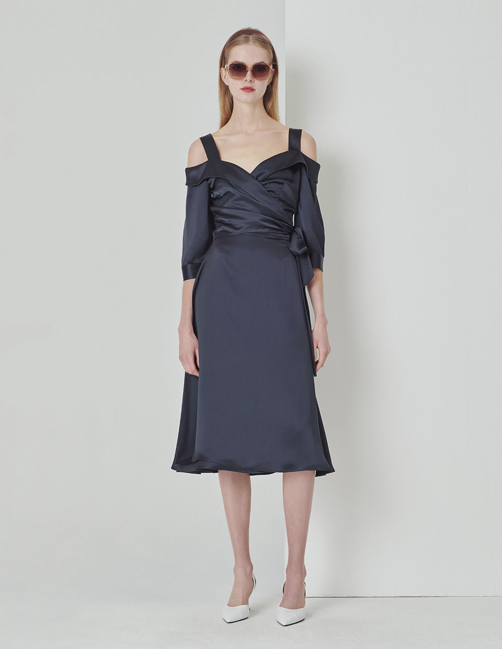 MARYLING Dark Blue One-Piece Camisole Top