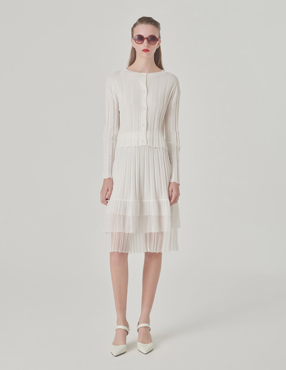 MARYLING Simple Knitted Skirt