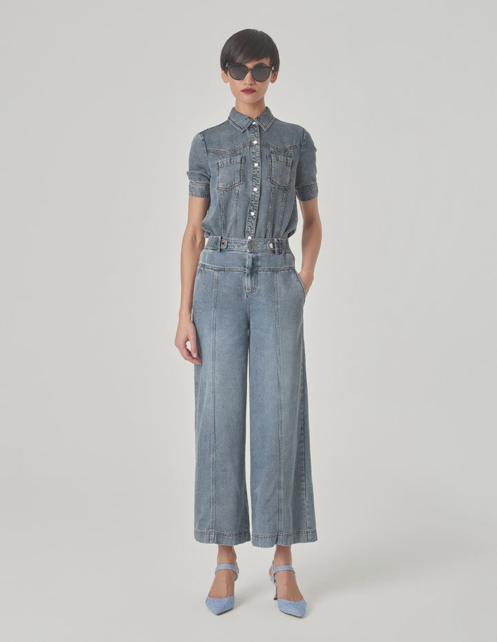 MARYLING Stretch Wide Leg Jeans