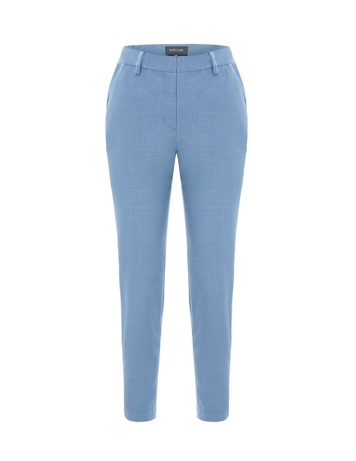 MARYLING Classic Crop Leg Slim Fit Trousers