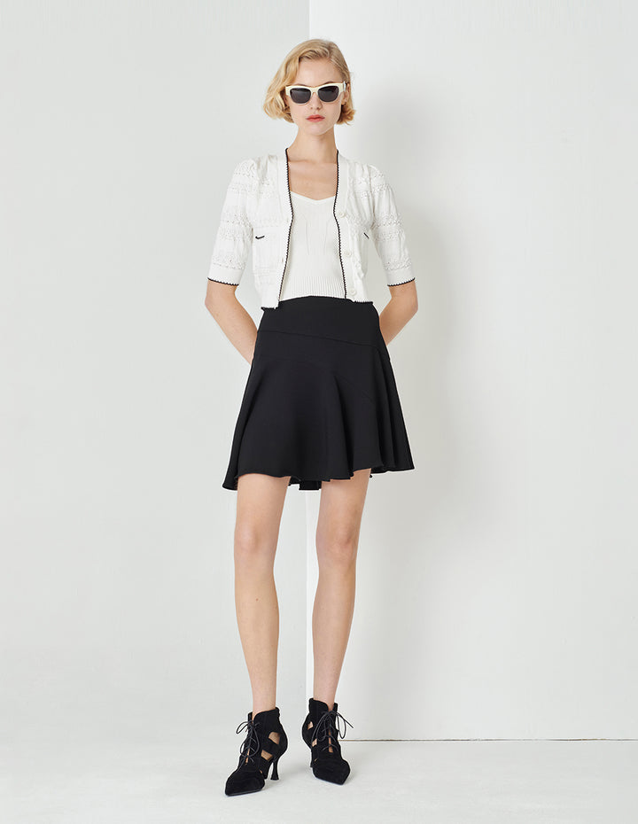 MARYLING Black Mini Skirt