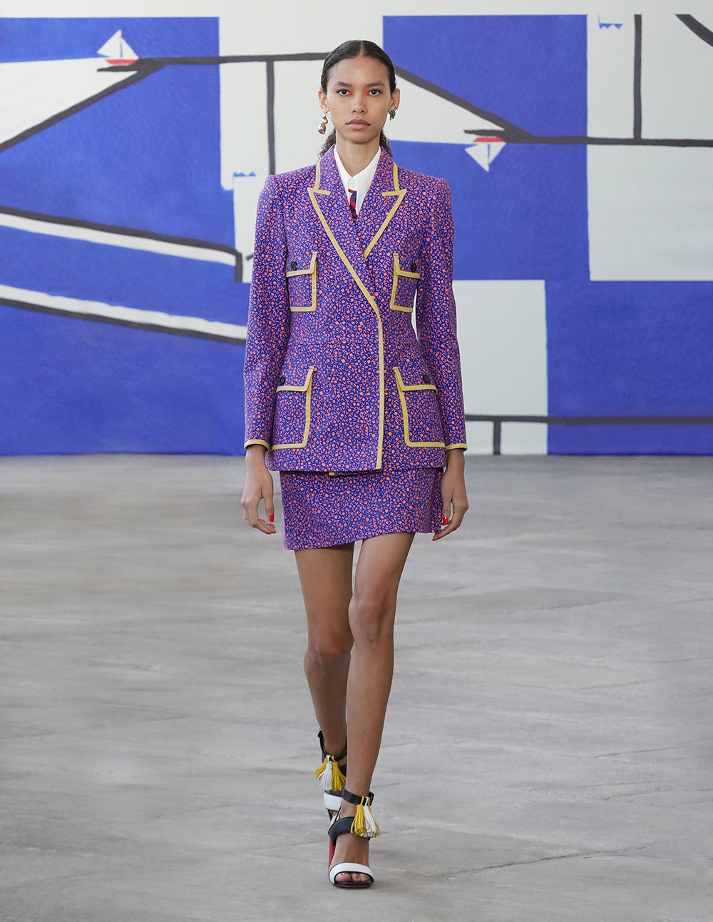 MARYLING Flap Pocket Mini Skirt