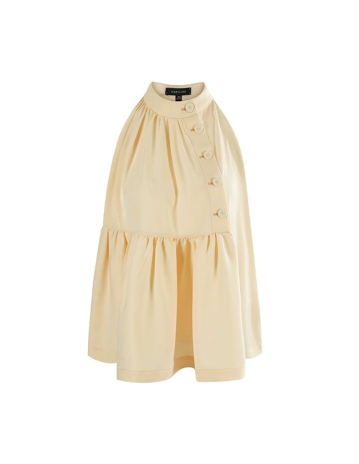 MARYLING Halterneck off shoulder top