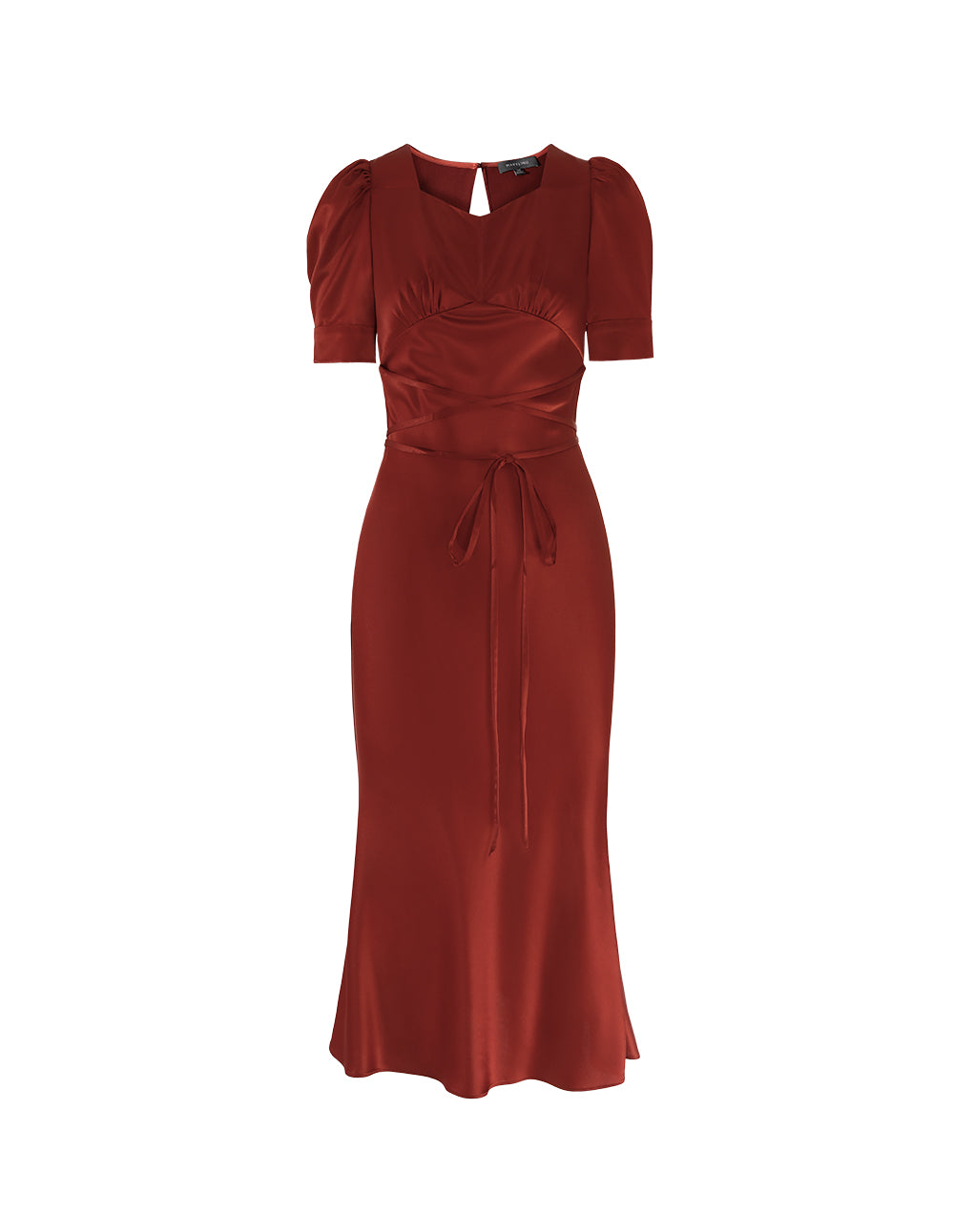 MARYLING Lace-Up Fishtail Dress