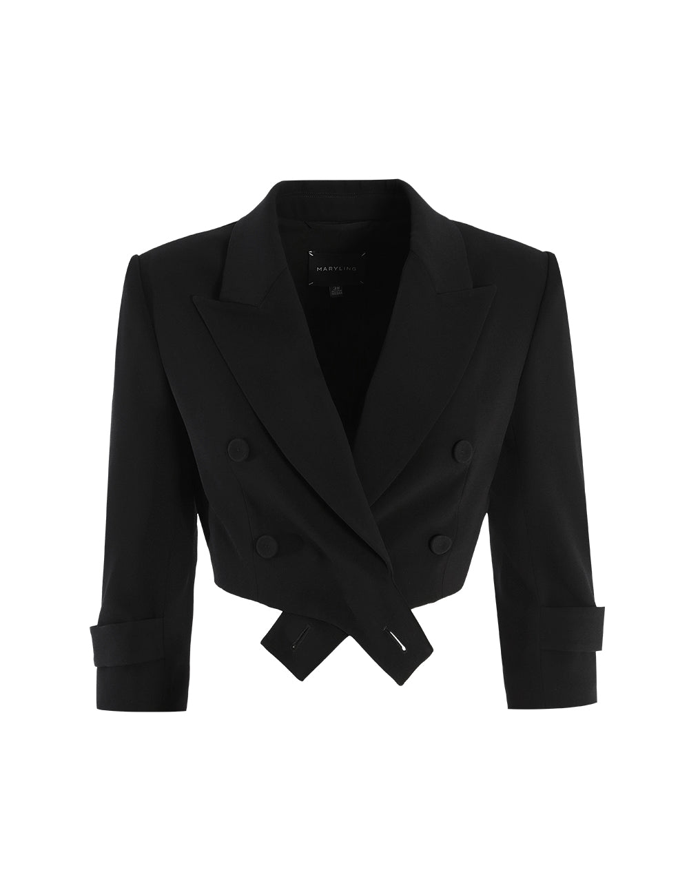 MARYLING Lapel collar mid sleeve suit blazer