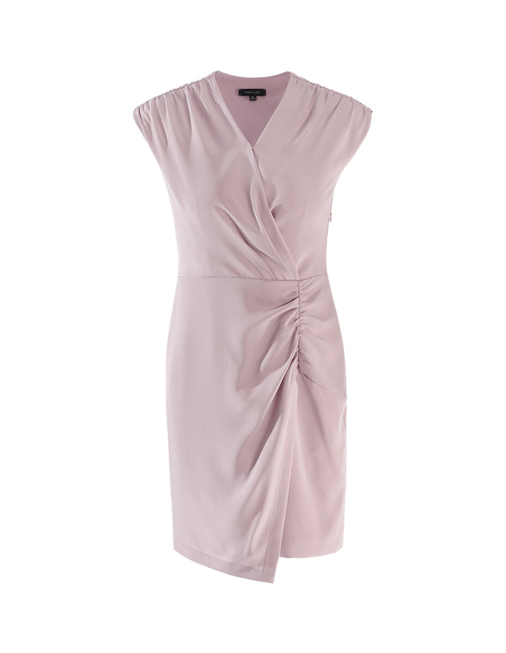 MARYLING Slim fit ruffled pleats dress