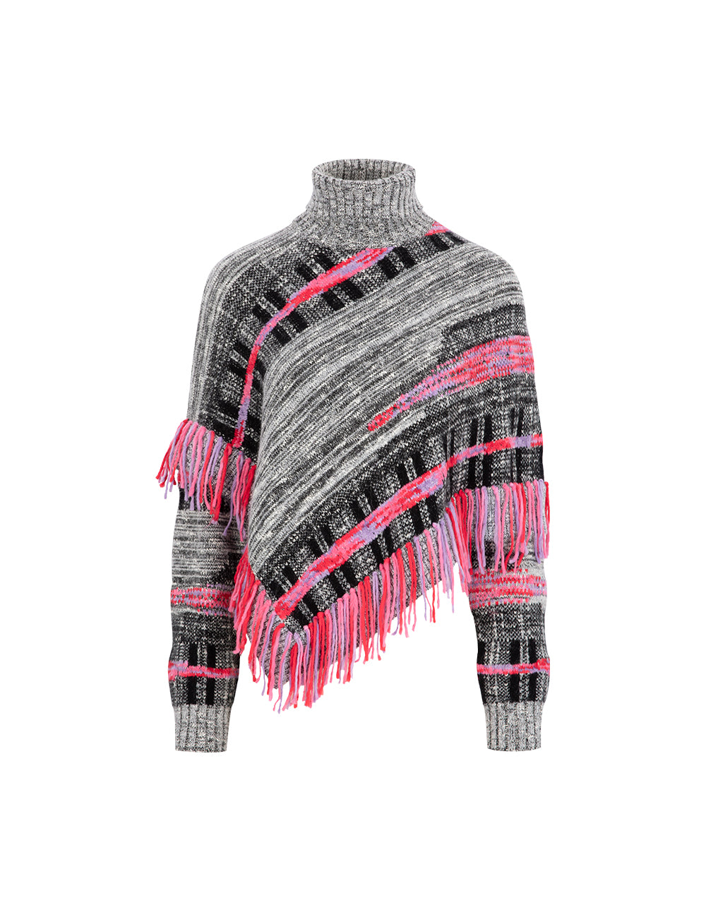 MARYLING Shawl Style Knitted Jumper