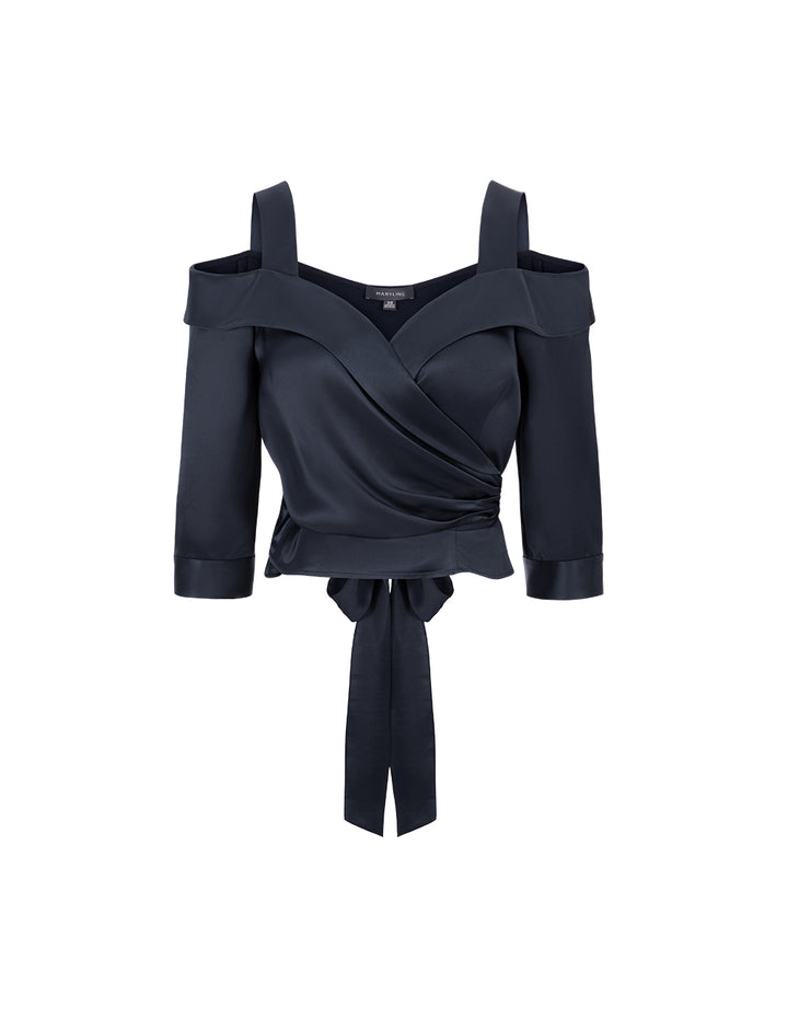 MARYLING Dark Blue One-Piece Camisole Top