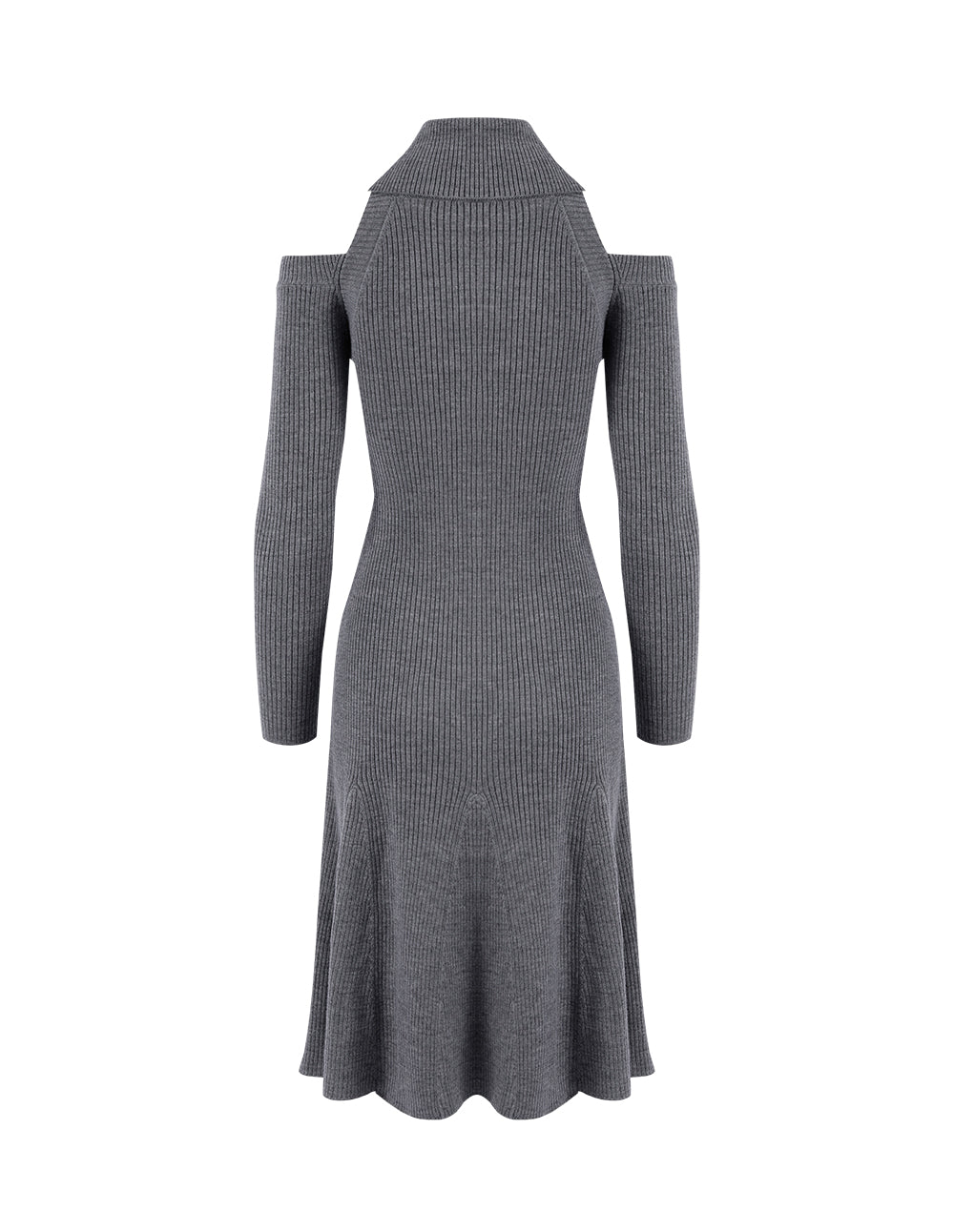 MARYLING Gray strapless slim dress woman skirt