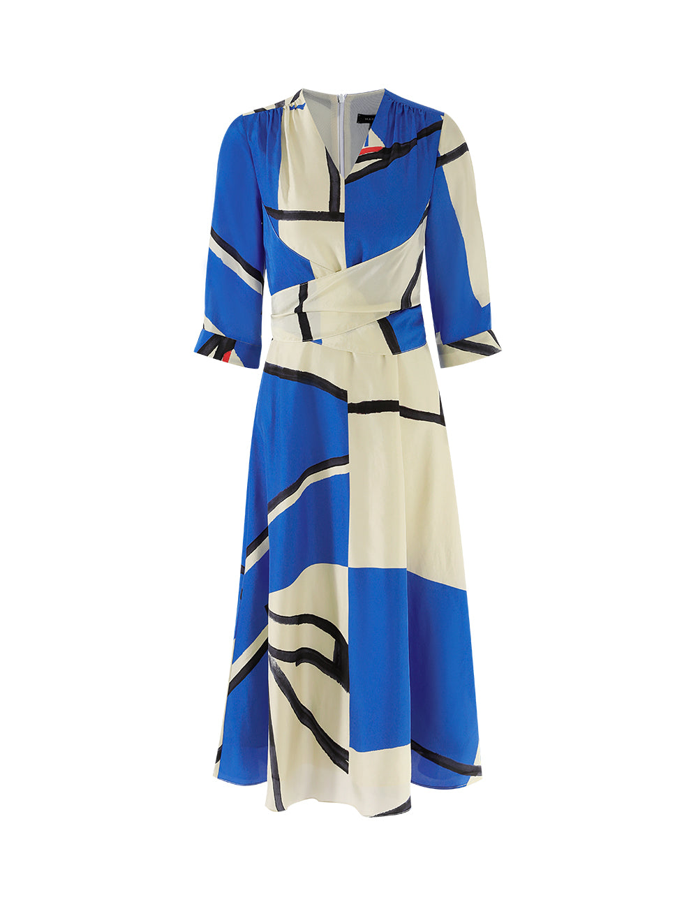 MARYLING V-neck slightly fishtail dress