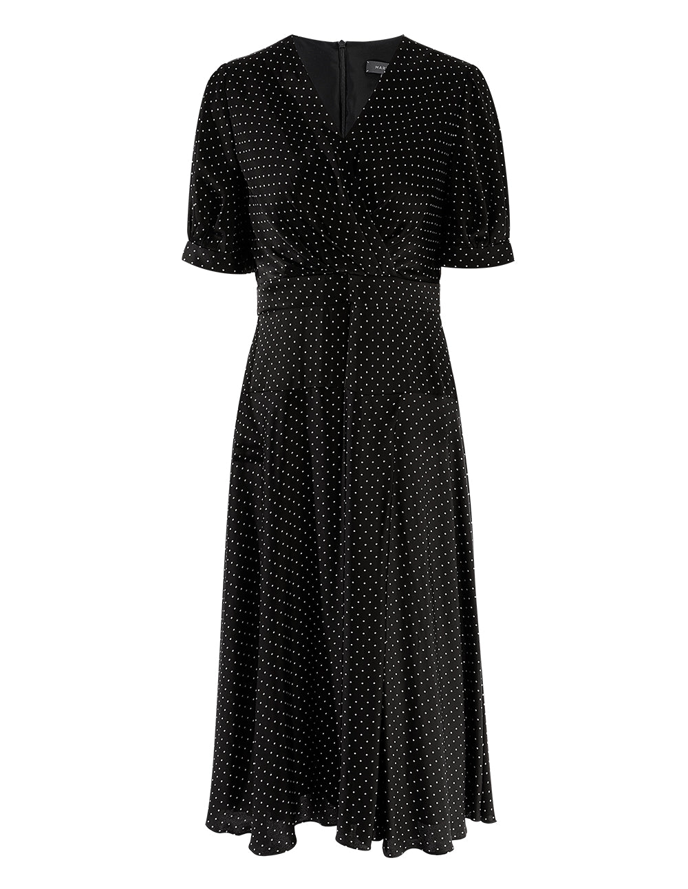 MARYLING V neck polka circle dress