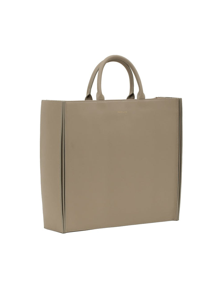 MARYLING Grained Calfskin Large Cabas Handbag