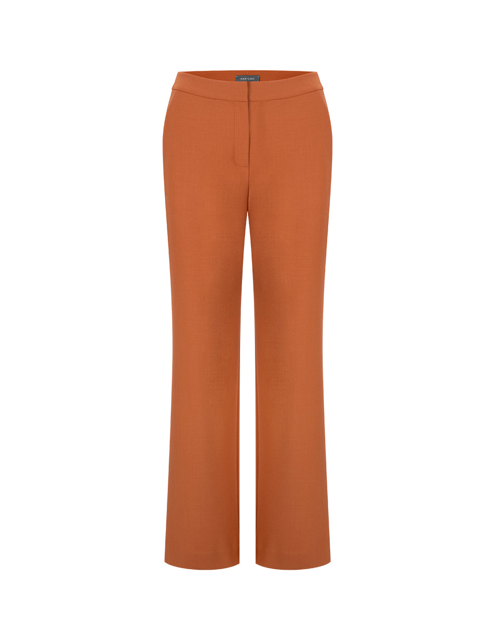 MARYLING Maple Orange Straight Leg Trousers