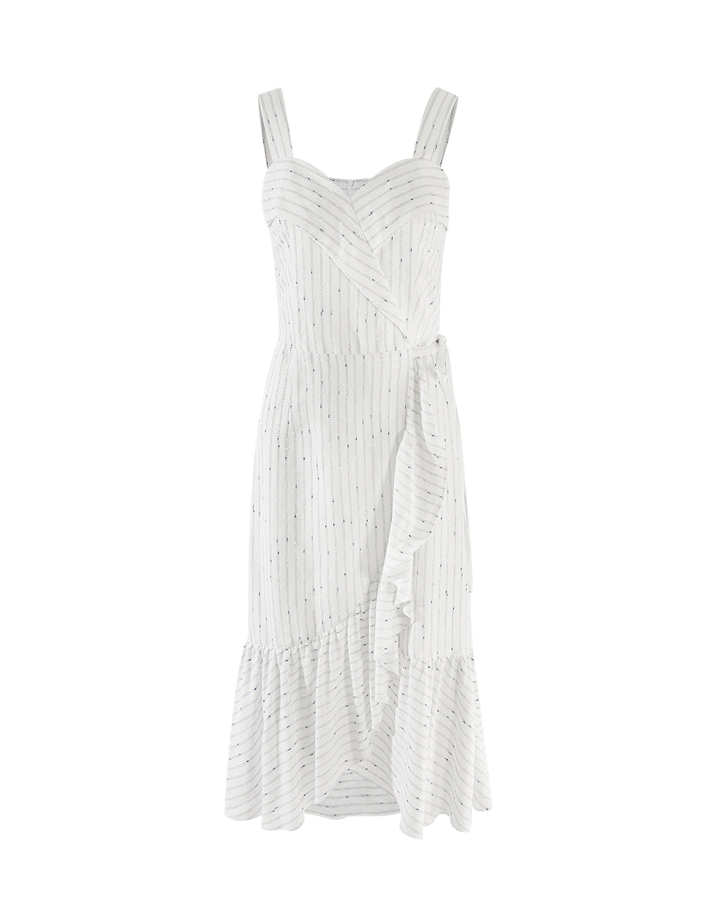 MARYLING Striped dress ruffle dress