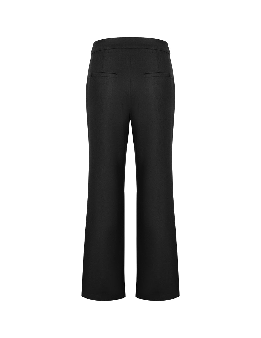 MARYLING Black Straight Fit Suit Pants