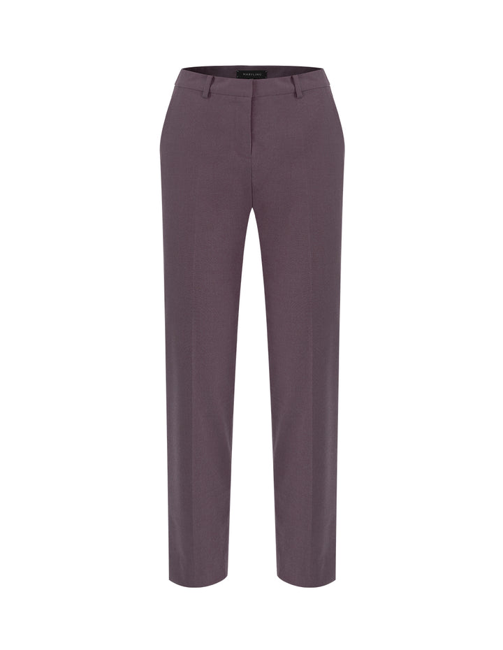 MARYLING Crop Leg Suit Trousers