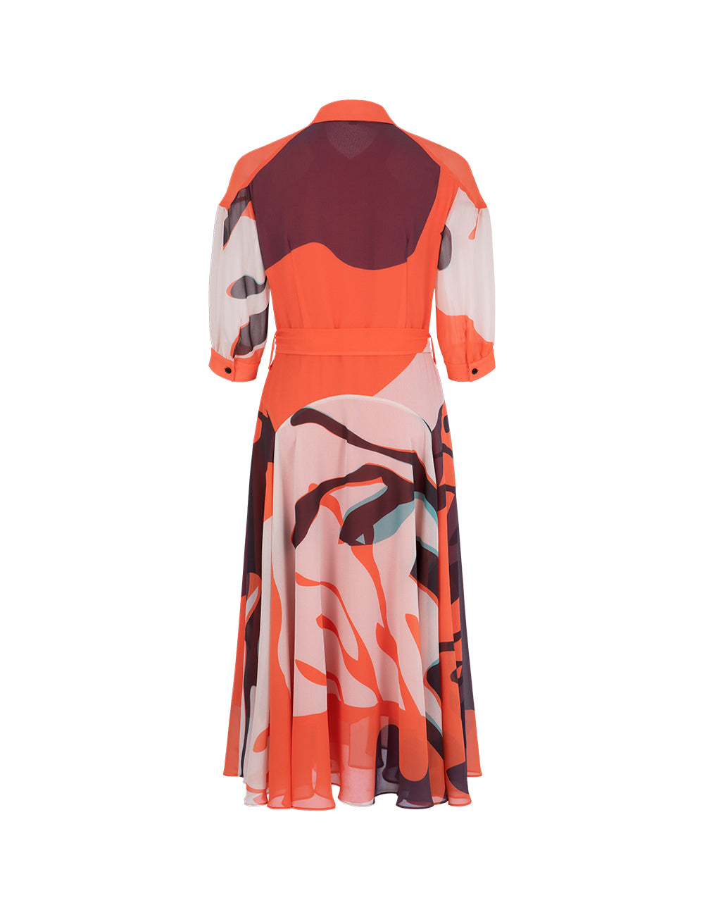 MARYLING Printed Shirt Dress