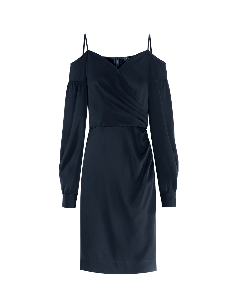 MARYLING Off-Shoulder Long Sleeves Strap Dress