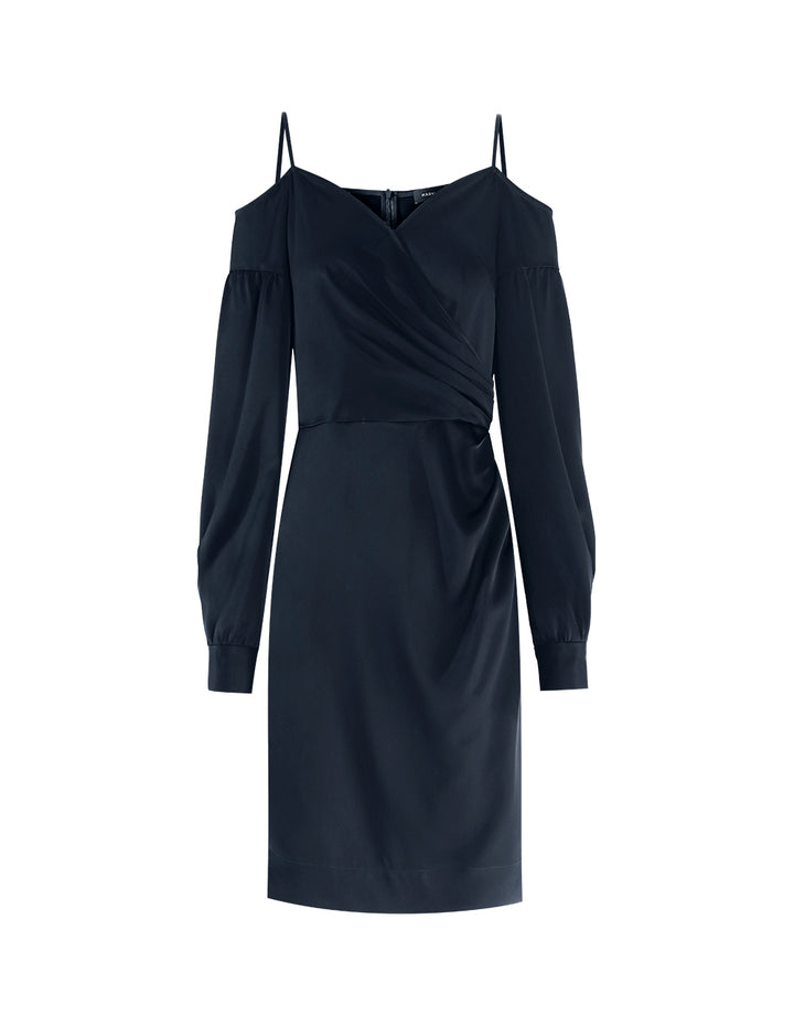 MARYLING Off-Shoulder Long Sleeves Strap Dress