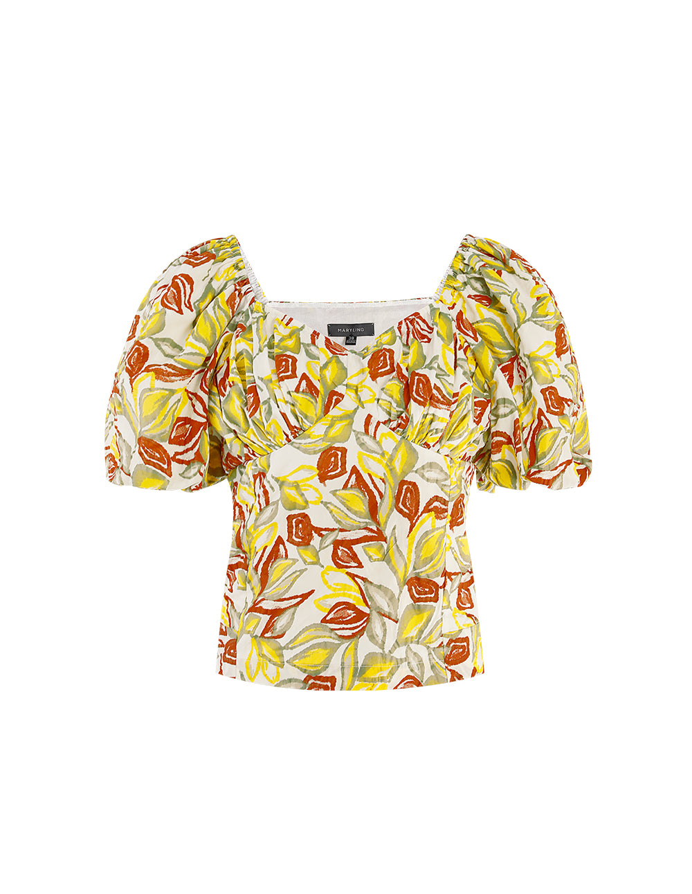 MARYLING Palace style puff sleeves pullover