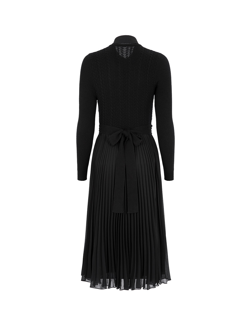 MARYLING Black Shirt Needle Dress