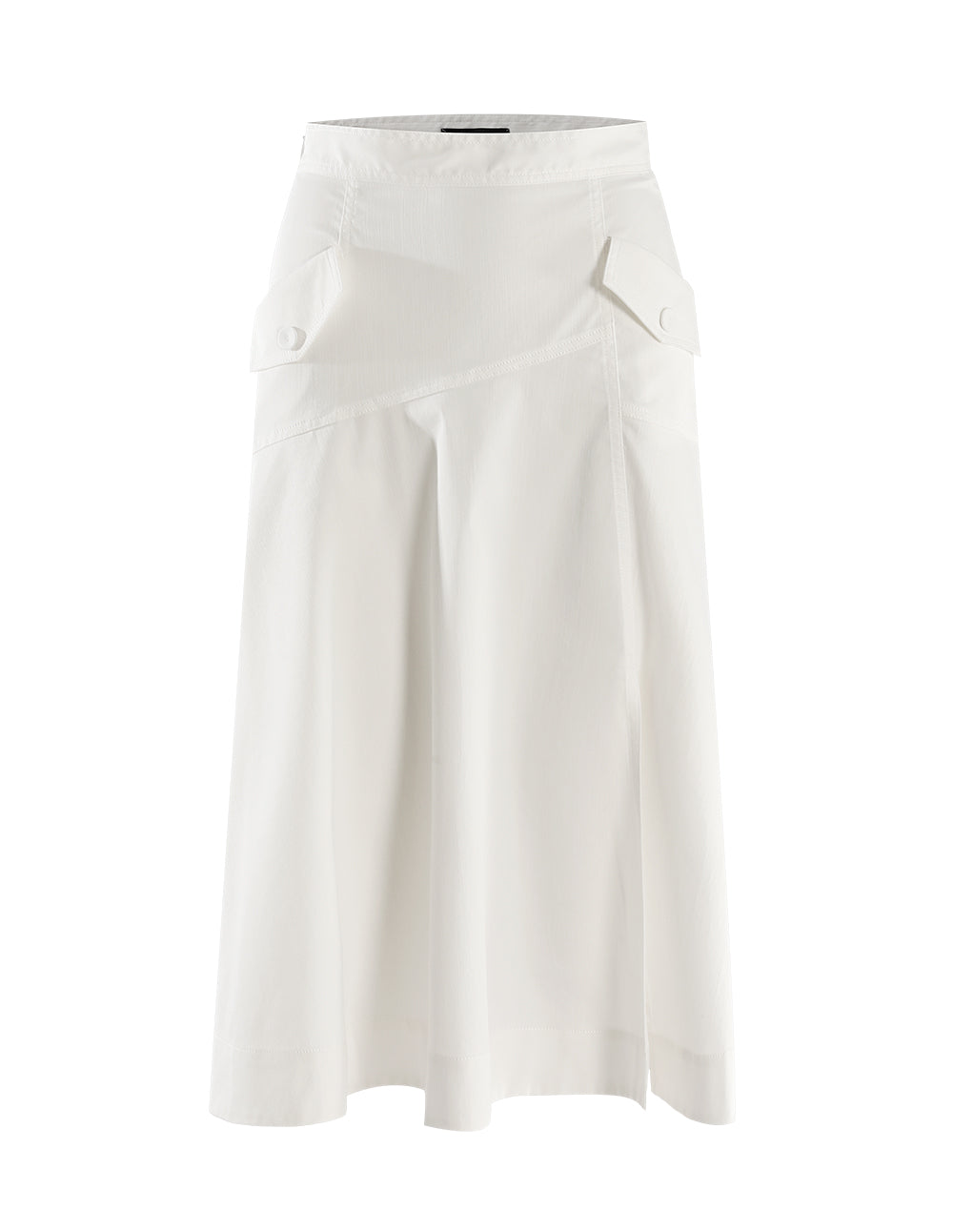 MARYLING Off-white tencel denim skirt