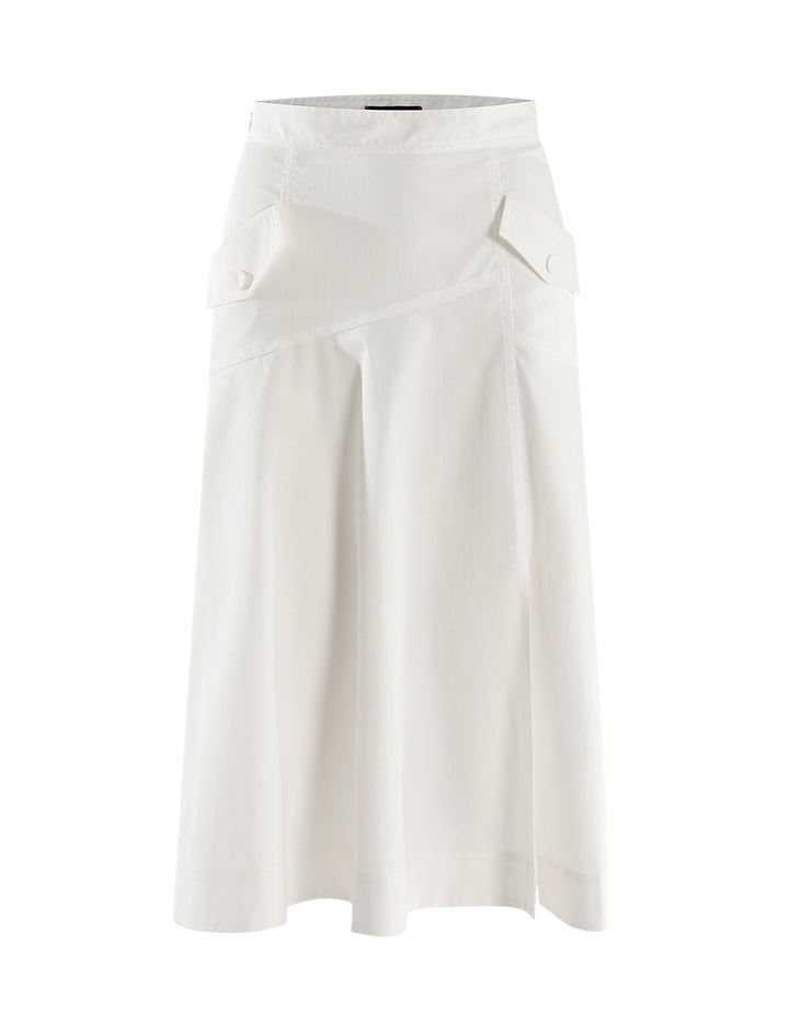 MARYLING Off-white tencel denim skirt