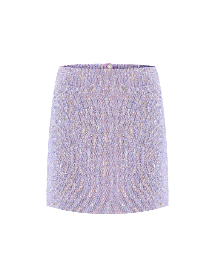 MARYLING Tweed Mini-Skirt