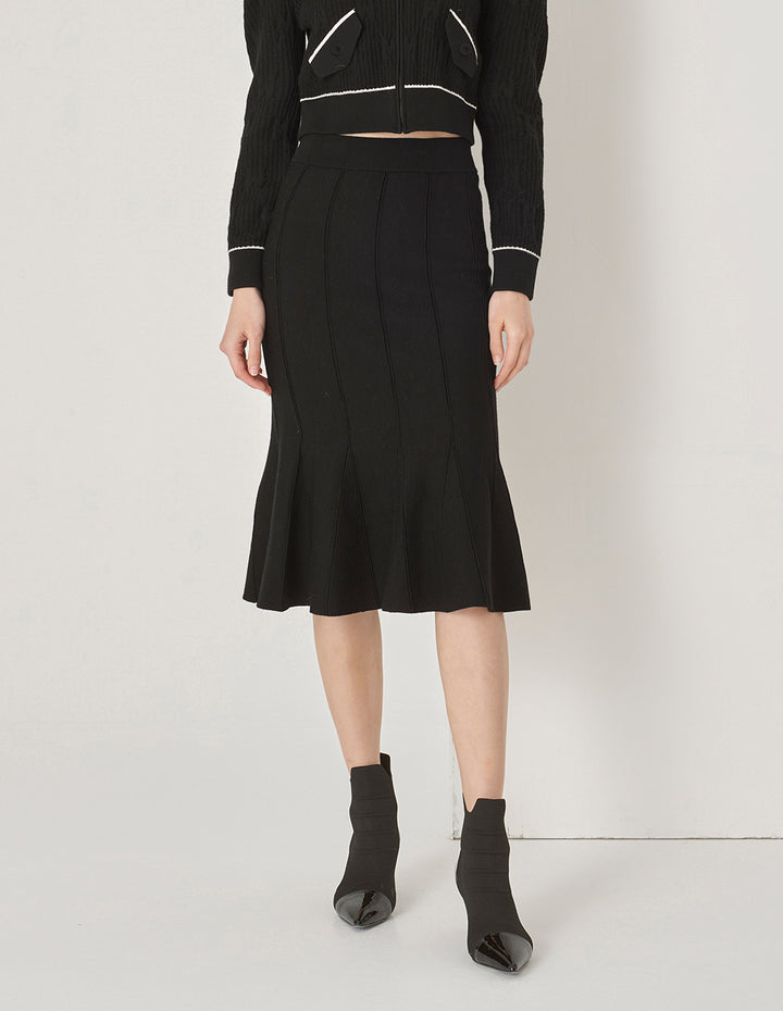 MARYLING Fishtail Knitted Skirt