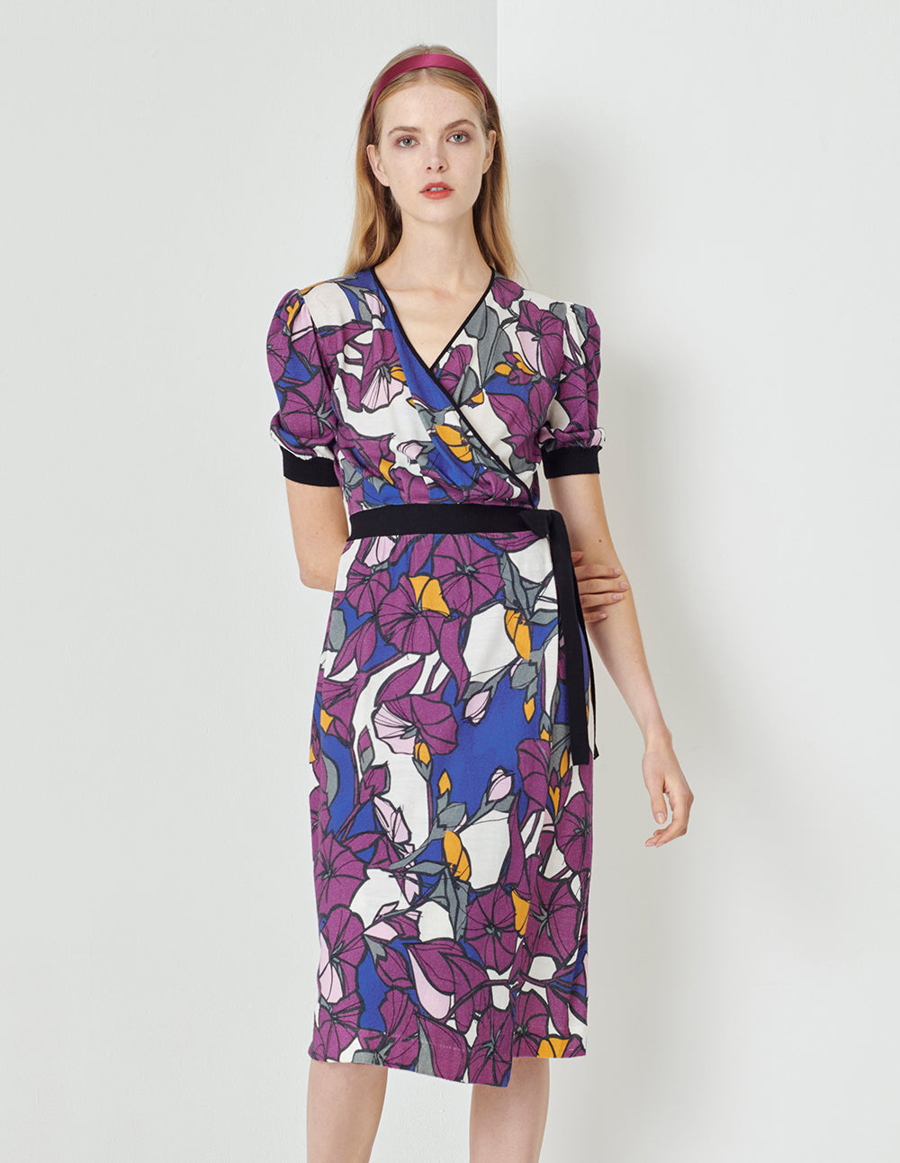 MARYLING Multicolor Print Knit Dress