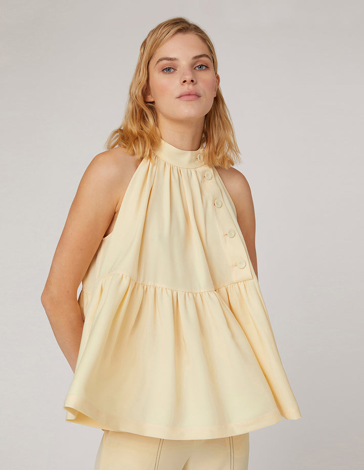 MARYLING Halterneck off shoulder top