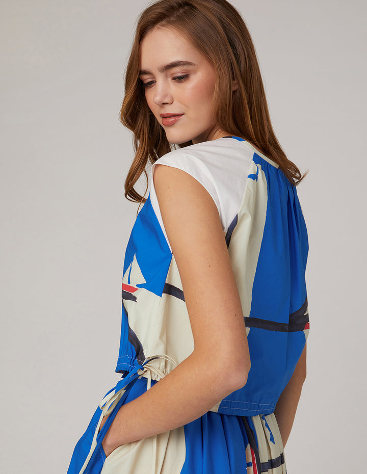 MARYLING Raglan-sleeved crop top