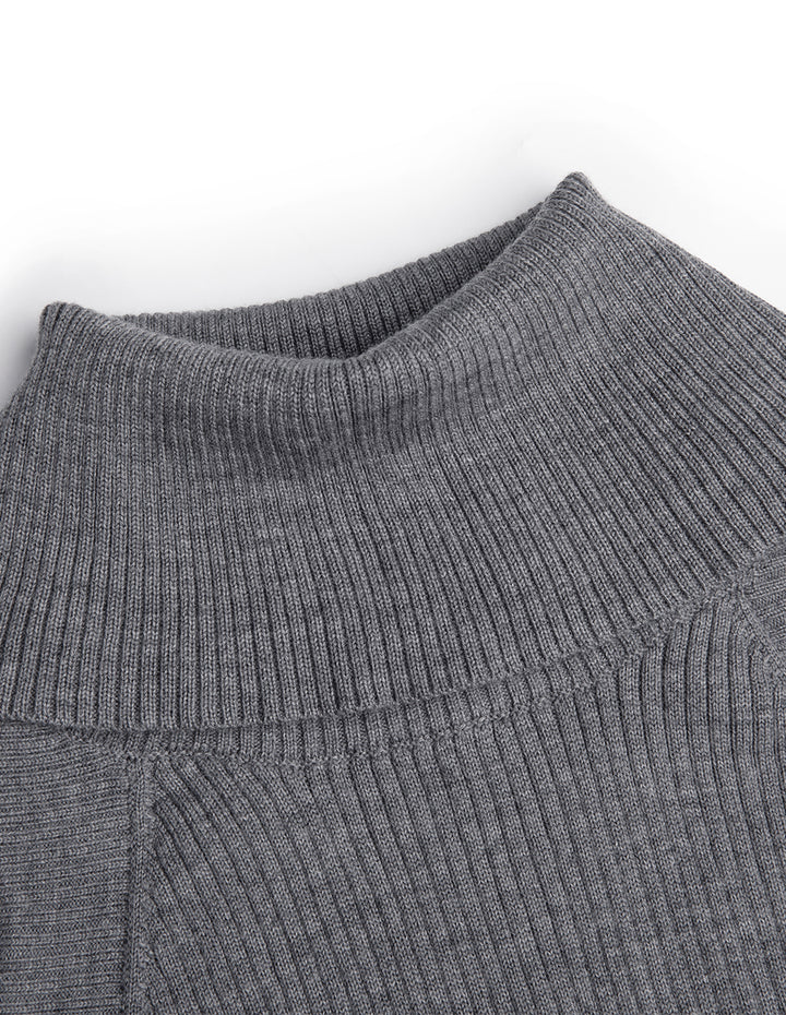 MARYLING Gray strapless slim dress woman skirt