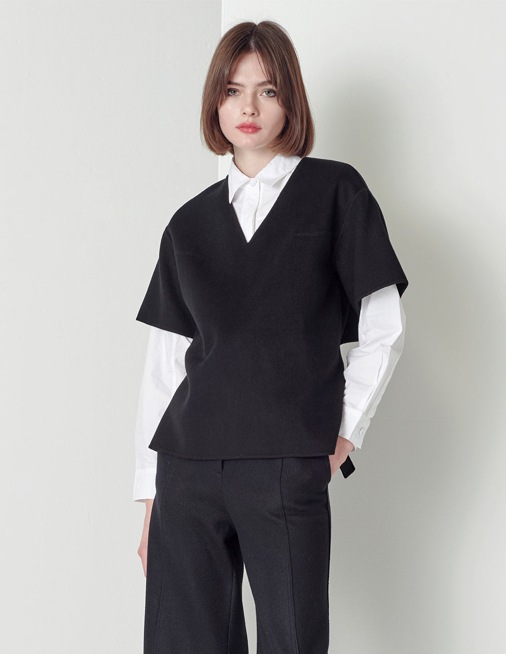 MARYLING Back hollow tie top